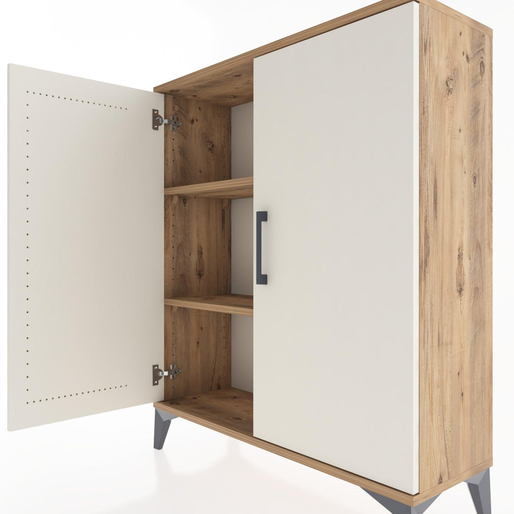 Woodntry Modüler Şifonyer Çam 88x30x94 cm Kapaklı K5-3