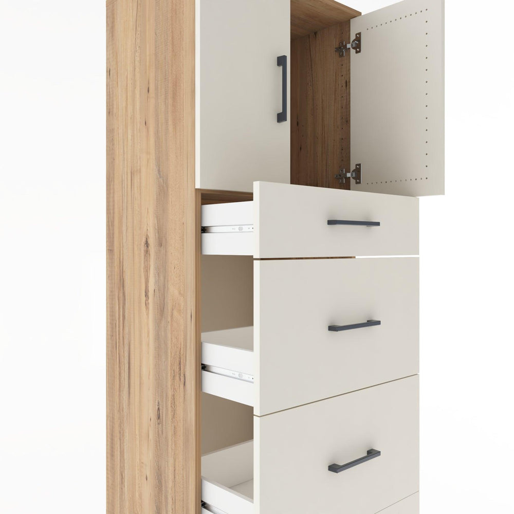 Woodntry Modular Cabinet Pine 60x44x170 cm with Doors and Drawers KC23-3