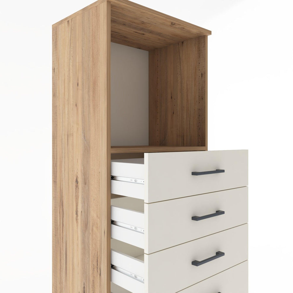 Woodntry Modular Cabinet Pine 60x44x170 cm with Drawers and Shelves CR39-3