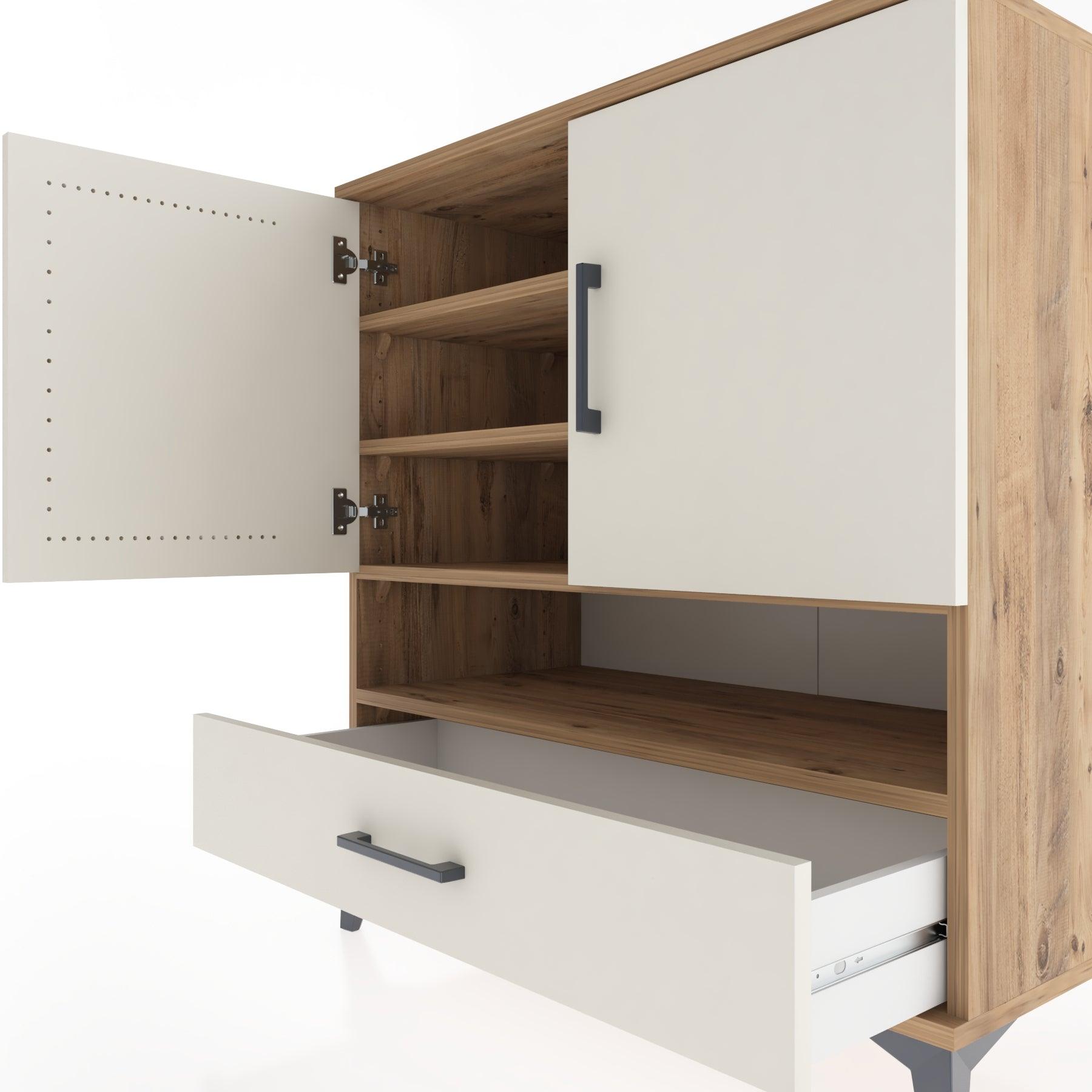 Woodntry Modular Dresser Pine 88x44x84 cm Functional F28-3