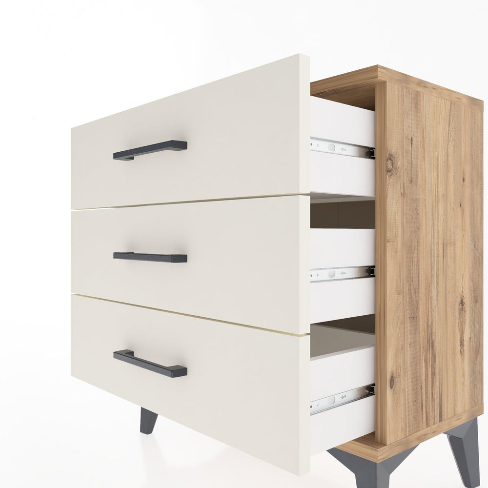 Woodntry Modular Nightstand Pine 60x30x52 cm Drawer C1-3