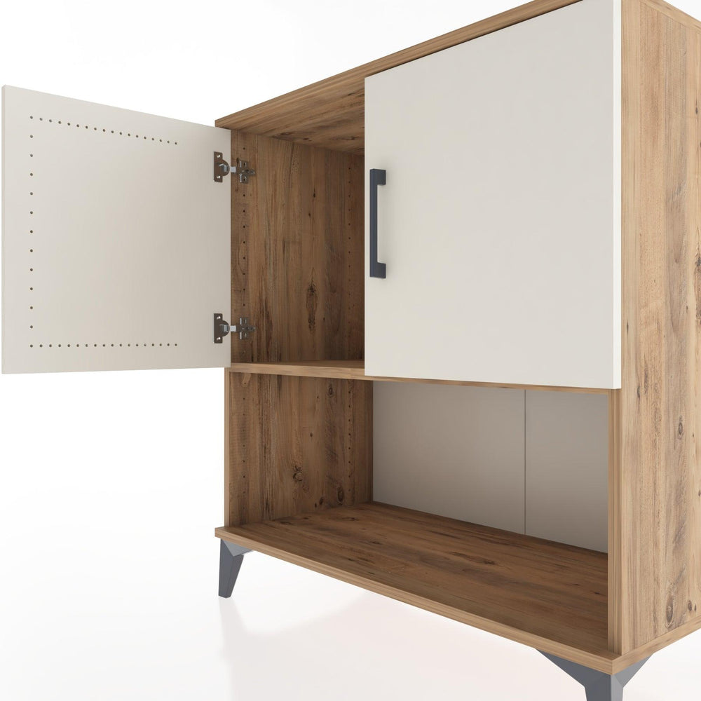 Woodntry Modular Dresser Pine 88x44x84 cm with Cover and Shelf KR45-3