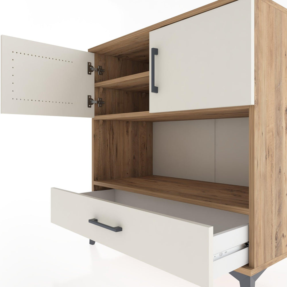 Woodntry Modüler Şifonyer Çam 88x44x84 cm Fonksiyonel F95-3