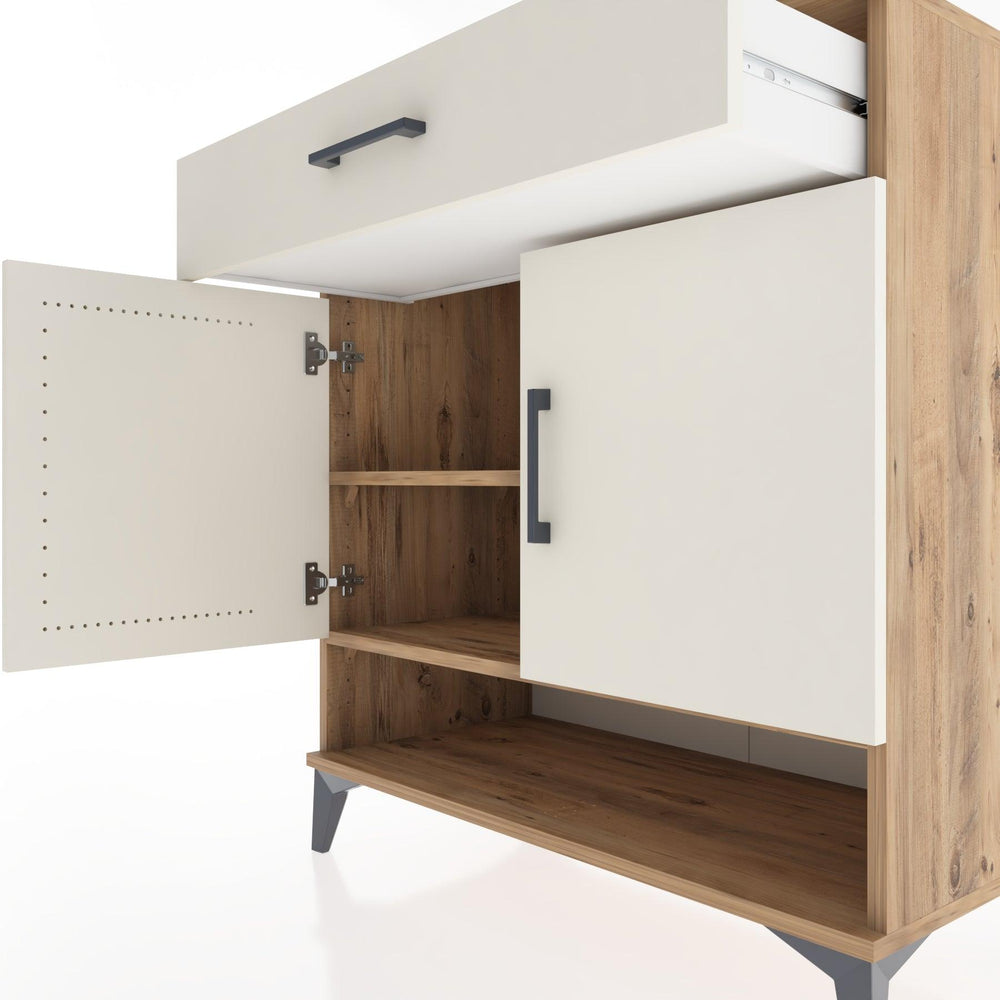 Woodntry Modüler Şifonyer Çam 88x44x84 cm Fonksiyonel F65-3