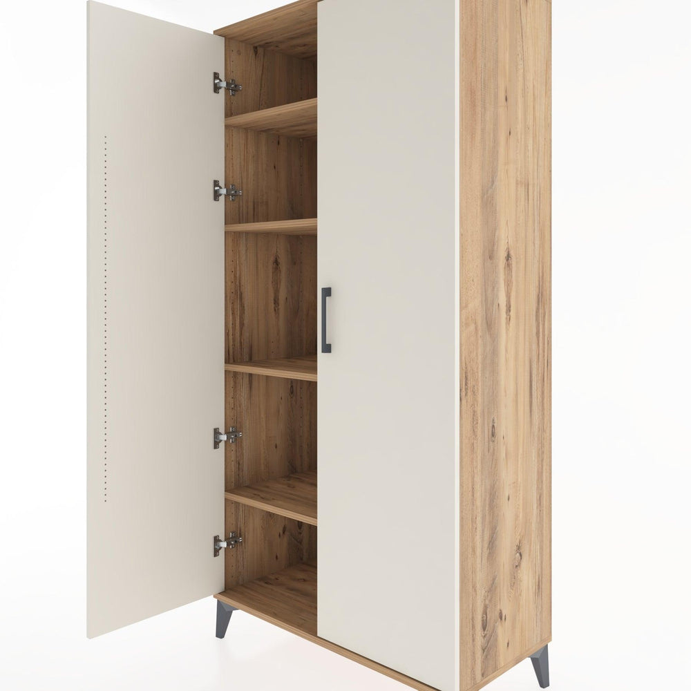 Woodntry Modular Cabinet Pine 88x44x170 cm With Cover K9-3