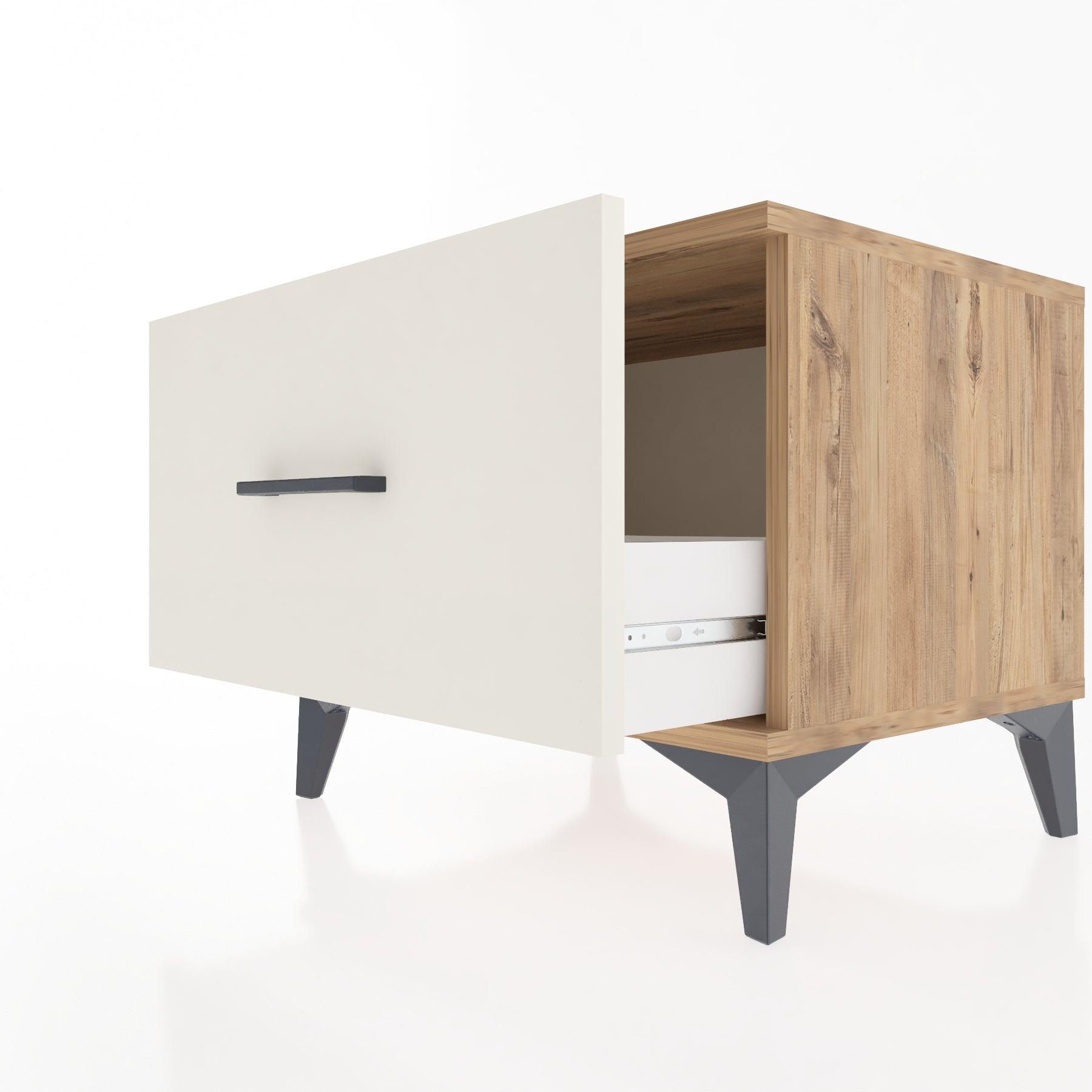 Woodntry Modular Nightstand Pine 60x44x68 cm Drawer C1-3