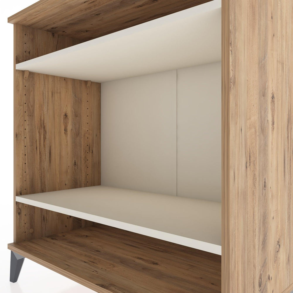 Woodntry Modüler Şifonyer Çam 88x44x84 cm Raflı R122-3