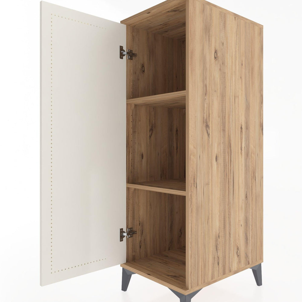 Woodntry Modüler Dolap Çam 44x59x122 cm Kapaklı K1-3