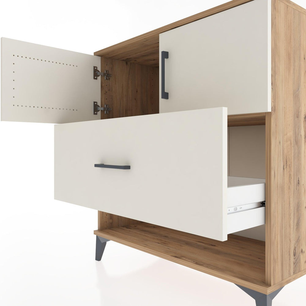 Woodntry Modüler Şifonyer Çam 88x44x84 cm Fonksiyonel F120-3