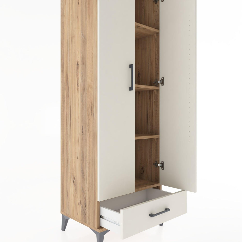 Woodntry Modular Cabinet Pine 60x44x170 cm with Doors and Drawers KC8-3