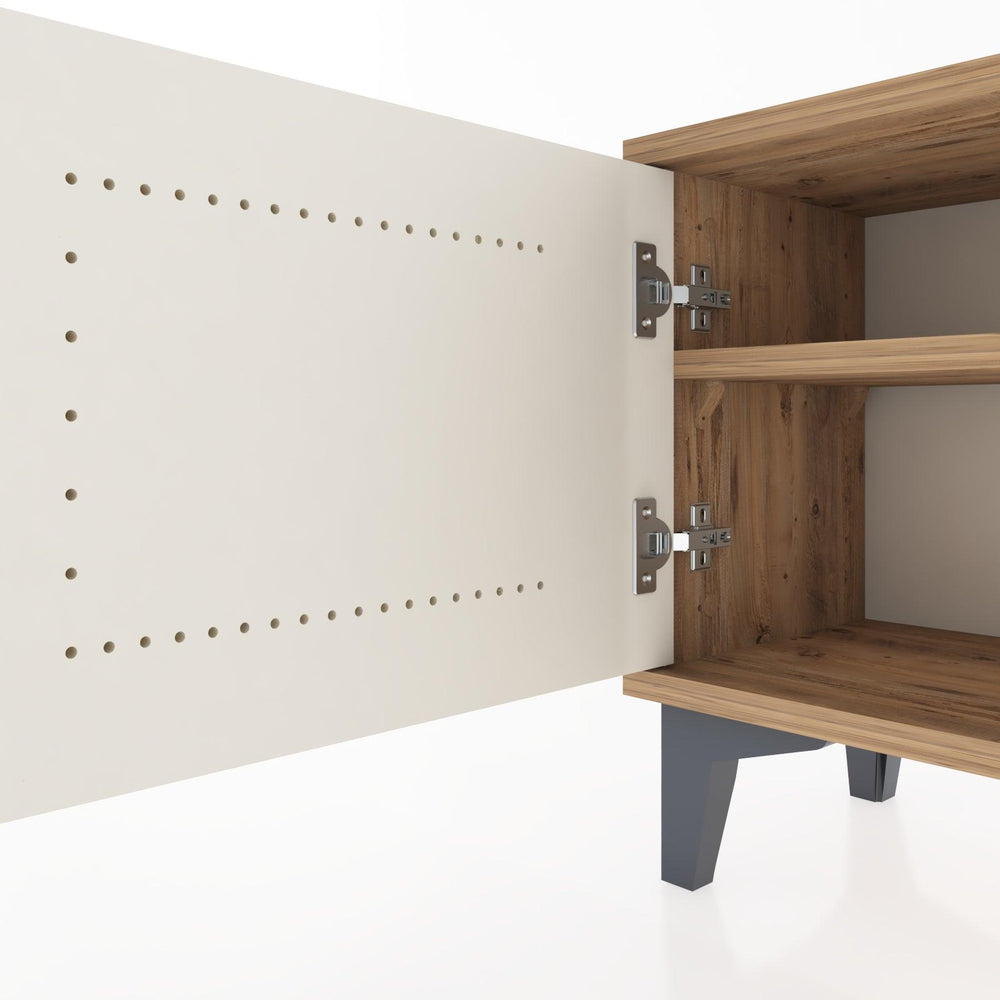 Woodntry Modüler Komodin Tek Kapaklı 44x30x36 cm Çam - Woodntry