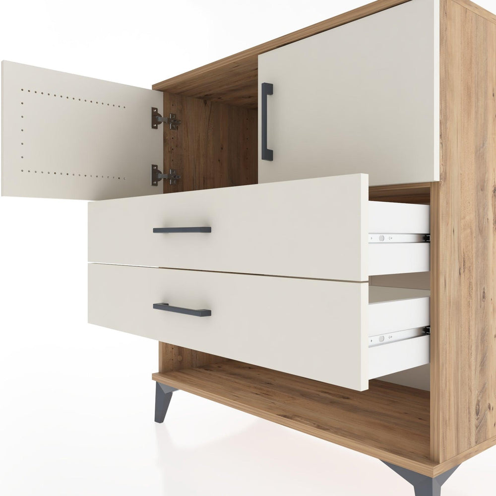 Woodntry Modular Dresser Pine 88x44x84 cm Functional F100-3