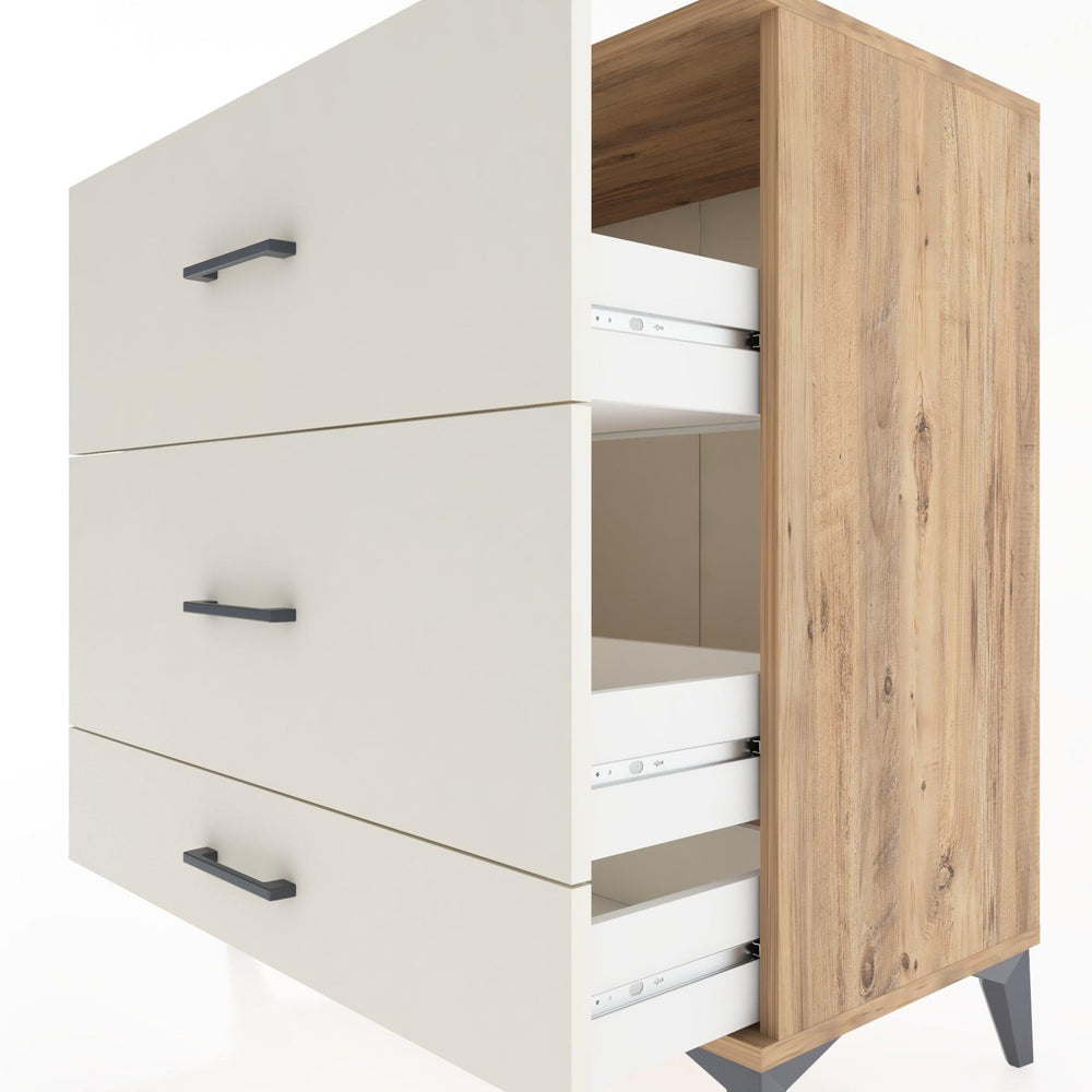 Woodntry Modüler Şifonyer Çam 88x44x84 cm Çekmeceli C6-3