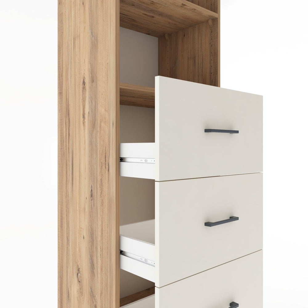 Woodntry Modular Cabinet Pine 60x44x170 cm with Drawers and Shelves CR51-3