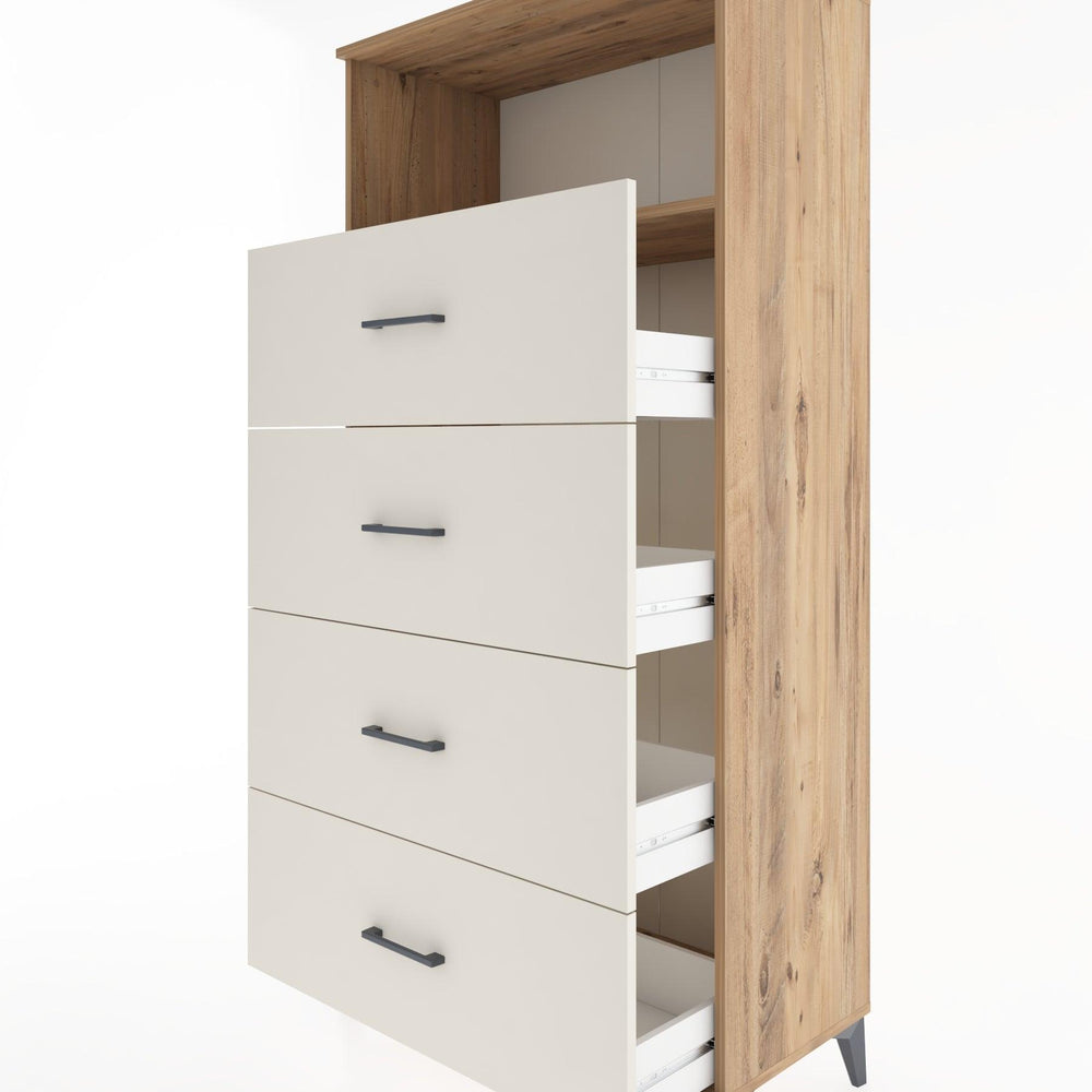 Woodntry Modular Cabinet Pine 88x44x170 cm with Drawers and Shelves CR53-3