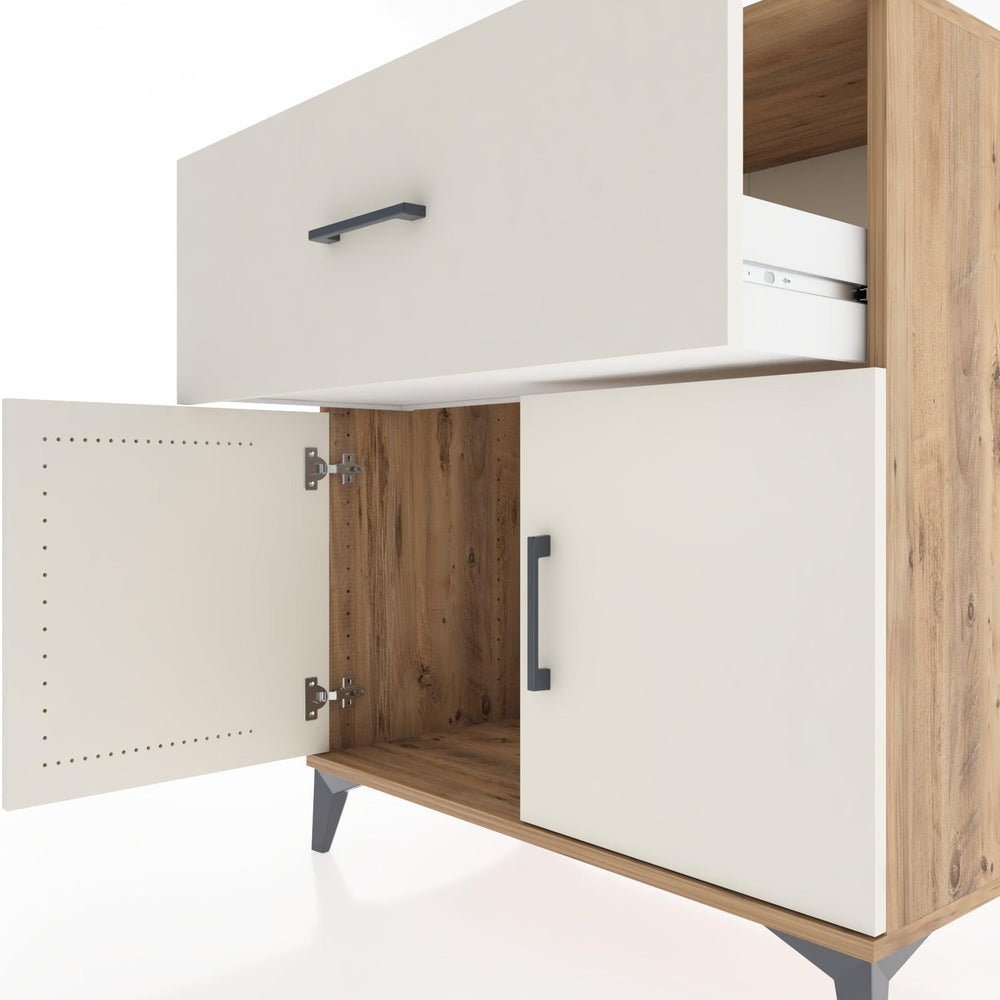 Woodntry Modular Dresser Pine 88x44x84 cm with Cover and Drawer KC51-3