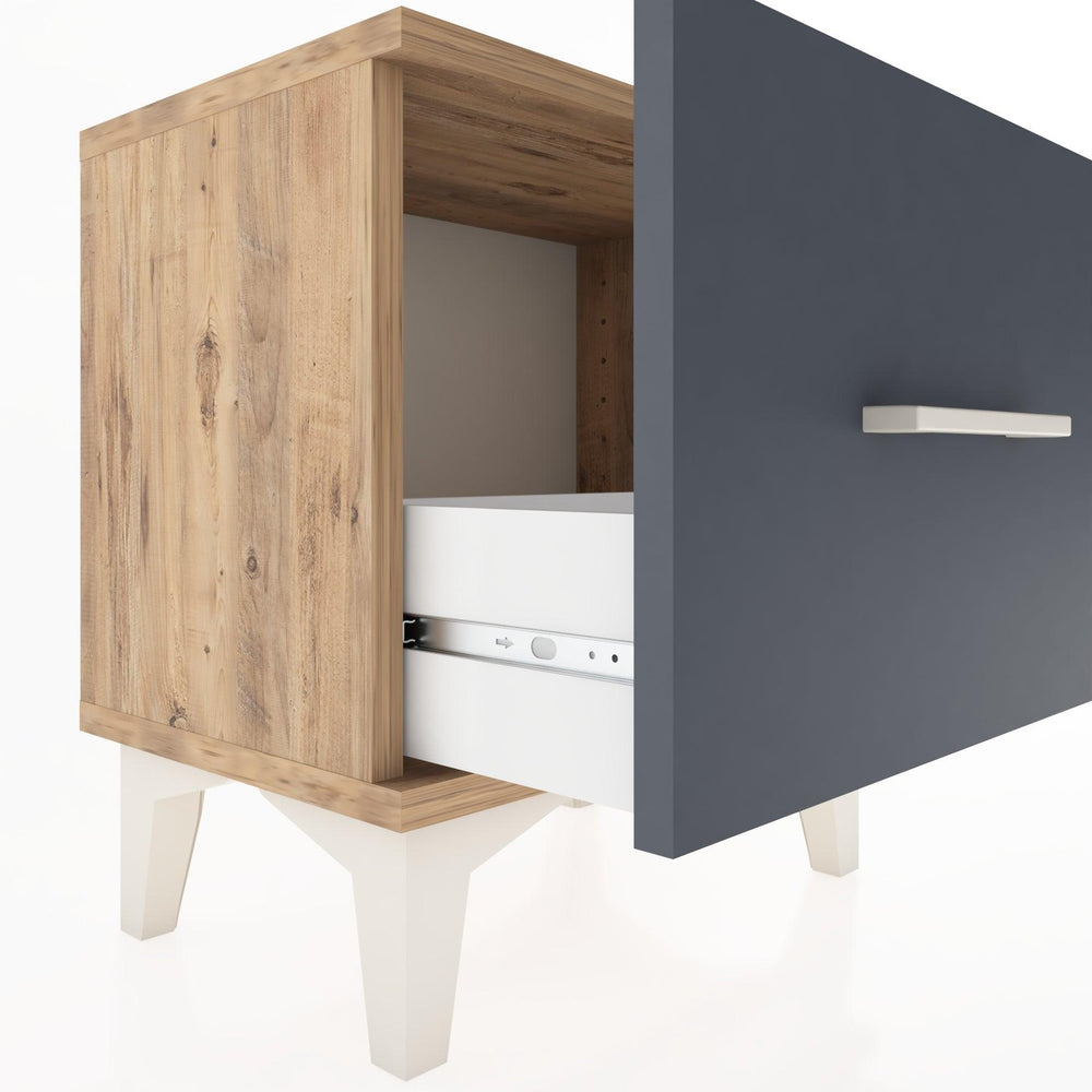 Woodntry Modüler Komodin Tek Çekmeceli 44x30x36 cm Çam - Woodntry