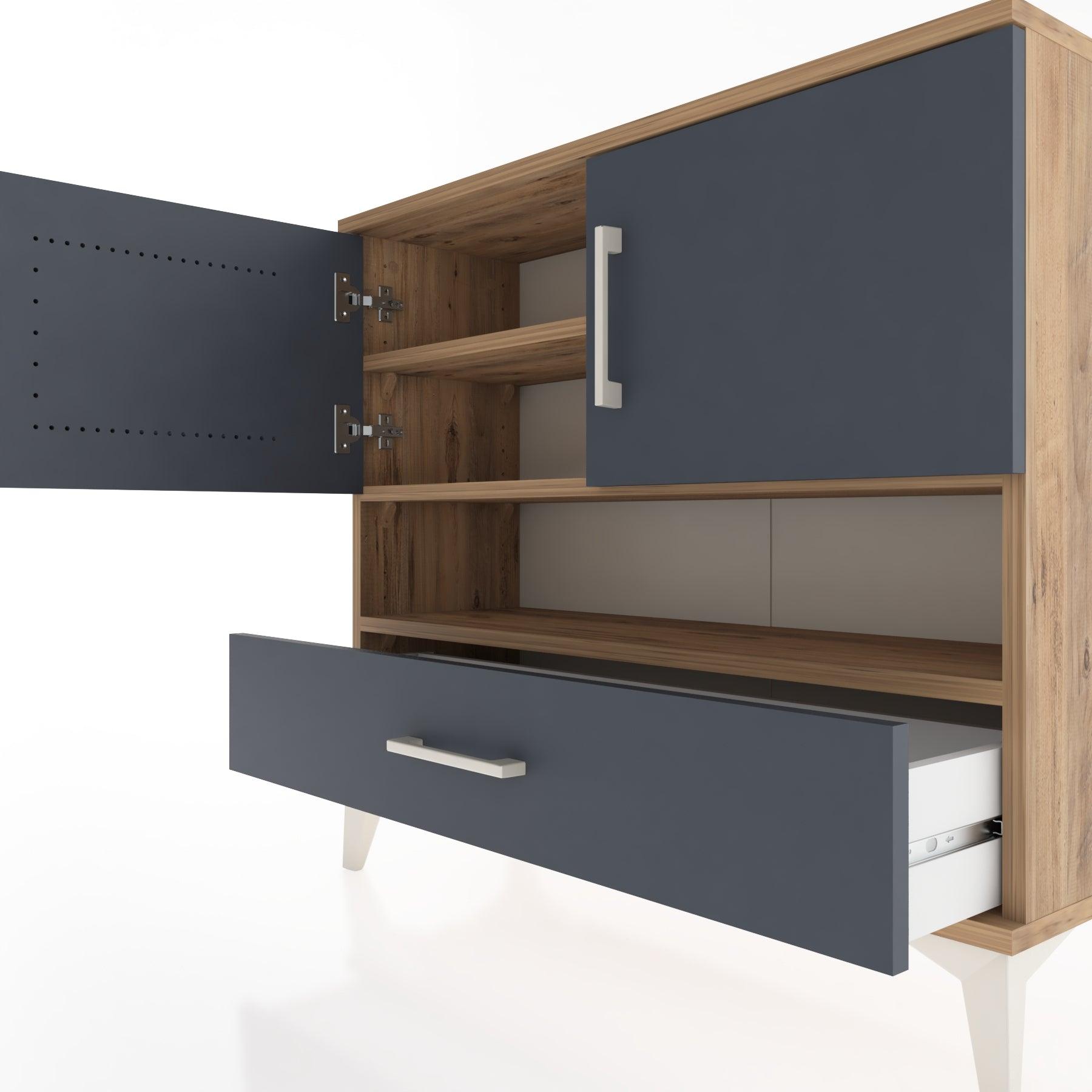 Woodntry Modüler Şifonyer Çam 88x30x68 cm Fonksiyonel F37-3