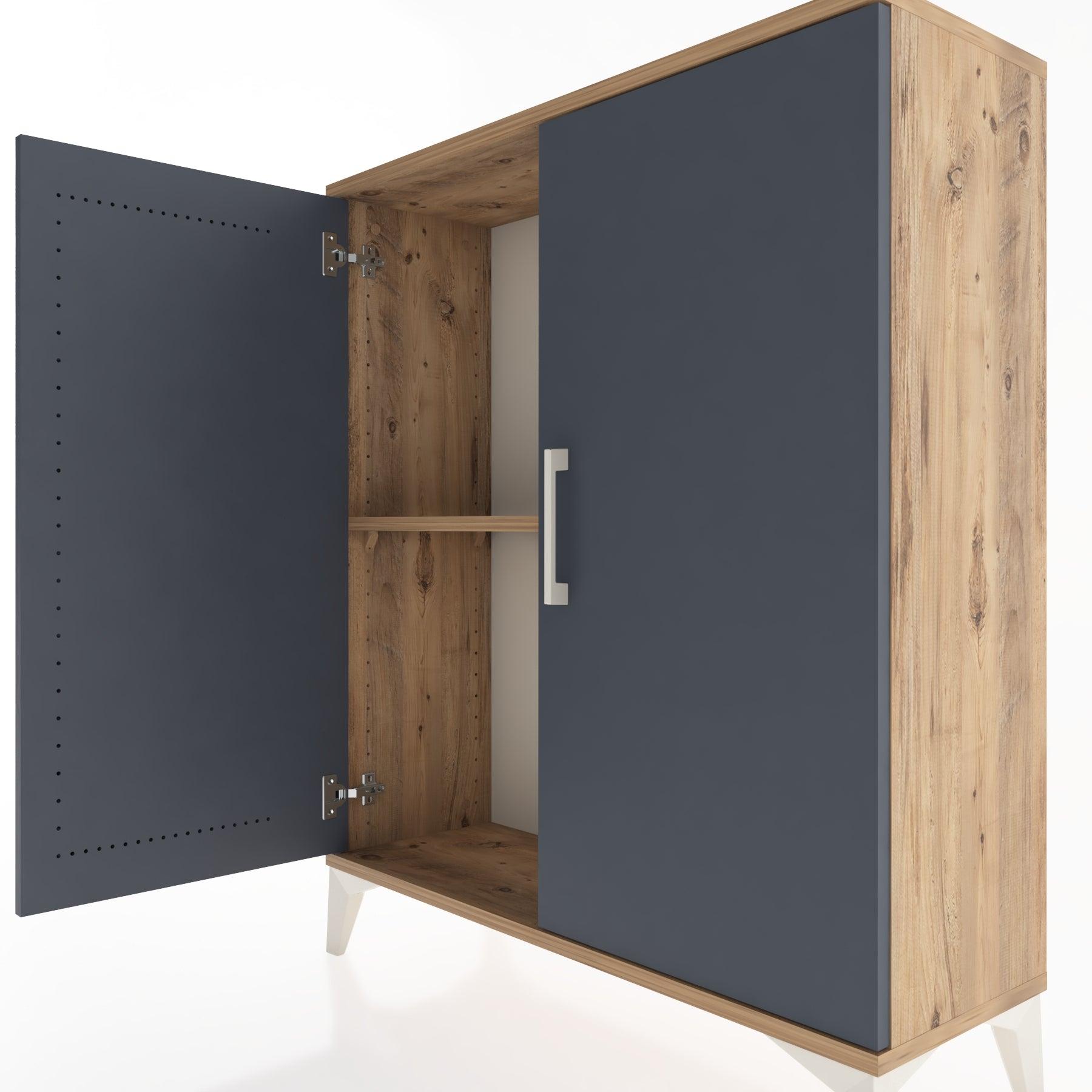 Woodntry Modüler Şifonyer Çam 88x30x94 cm Kapaklı K4-3
