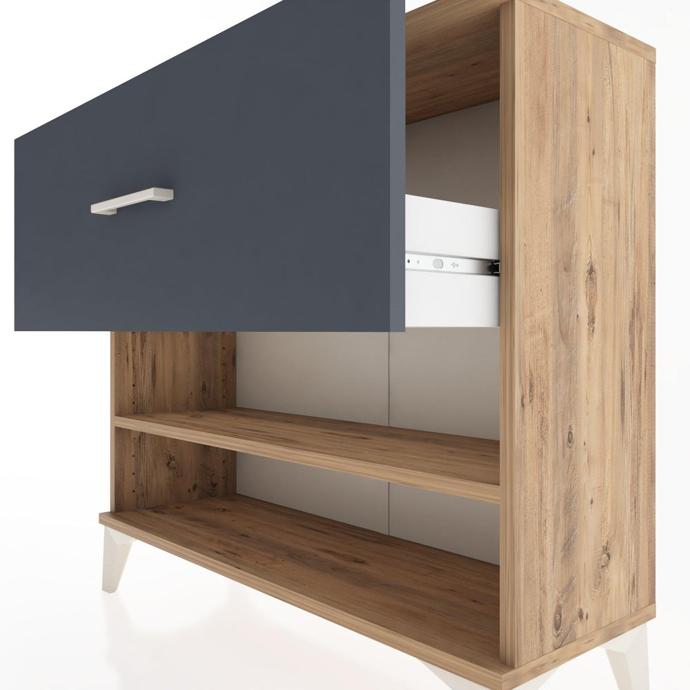 Woodntry Modüler Şifonyer Çekmece ve Raf 88x30x68 cm Çam - Woodntry