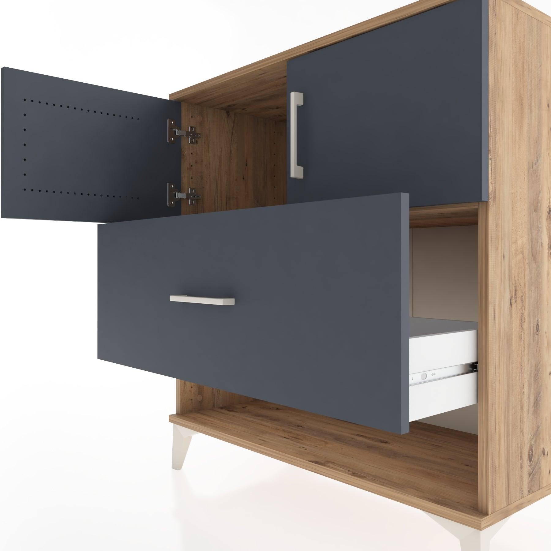 Woodntry Modular Dresser Pine 88x44x84 cm Functional F120-3