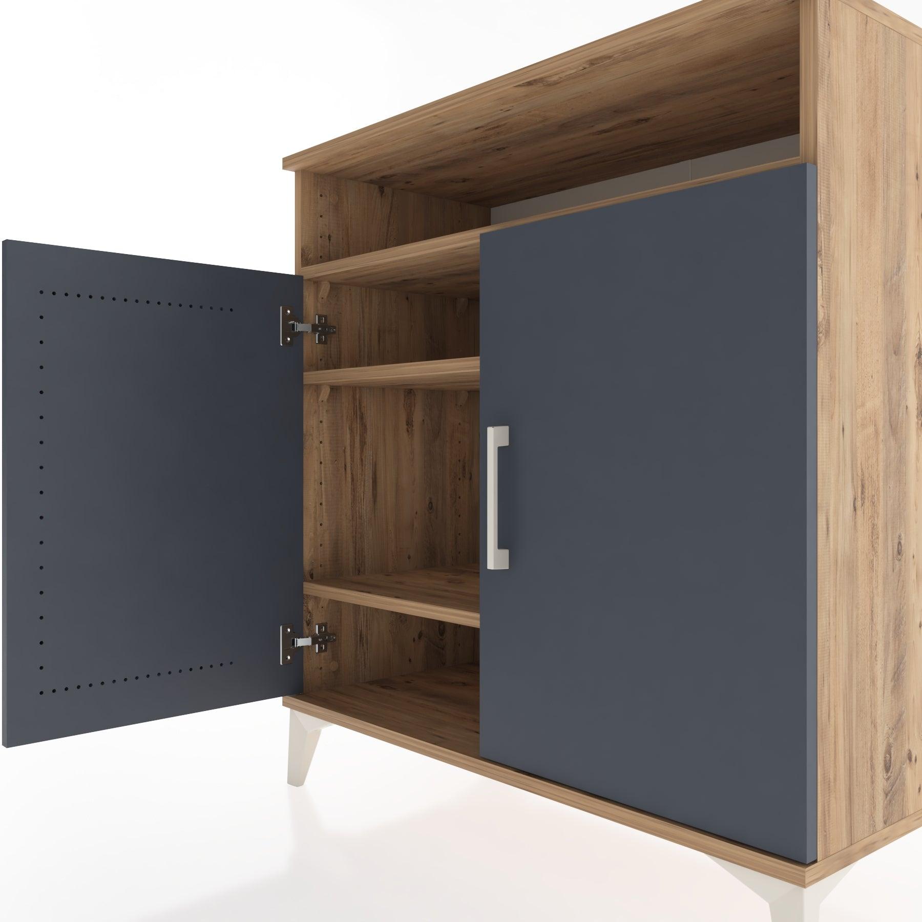 Woodntry Modular Dresser Pine 88x44x84 cm with Cover and Shelf KR83-3