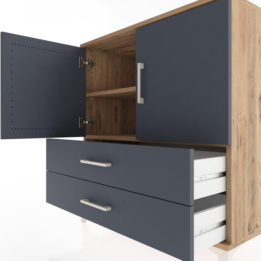 Woodntry Modular Dresser Pine 88x44x84 cm with Cover and Drawer KC23-3