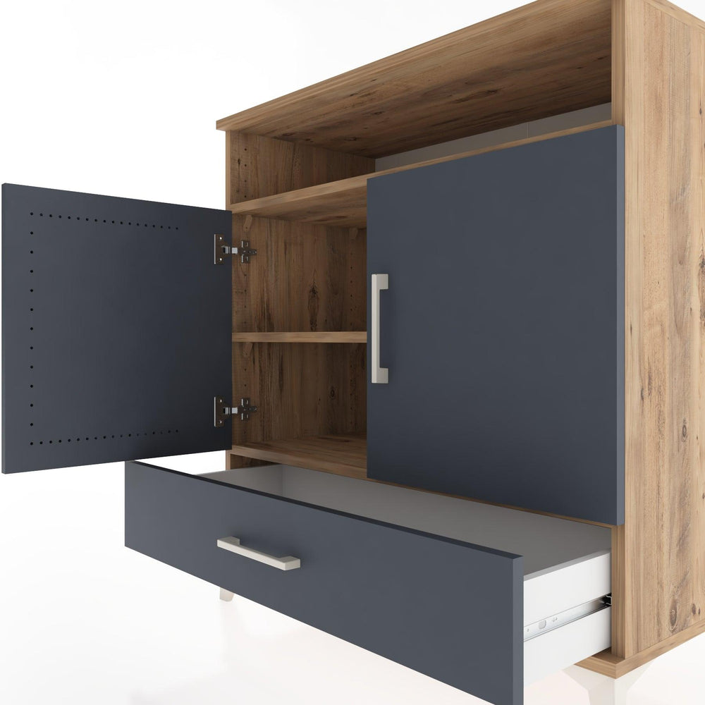 Woodntry Modüler Şifonyer Çam 88x44x84 cm Fonksiyonel F62-3