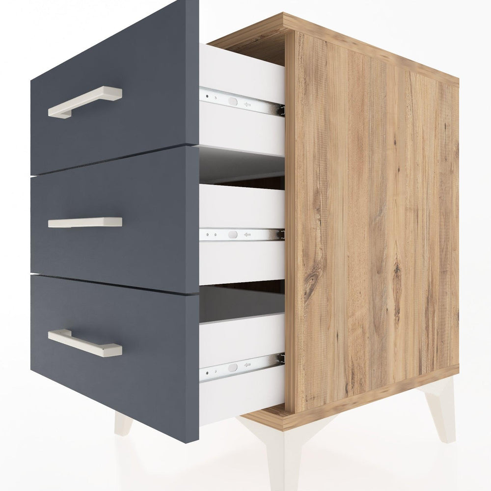 Woodntry Modular Nightstand Pine 44x44x52 cm Drawer C1-3