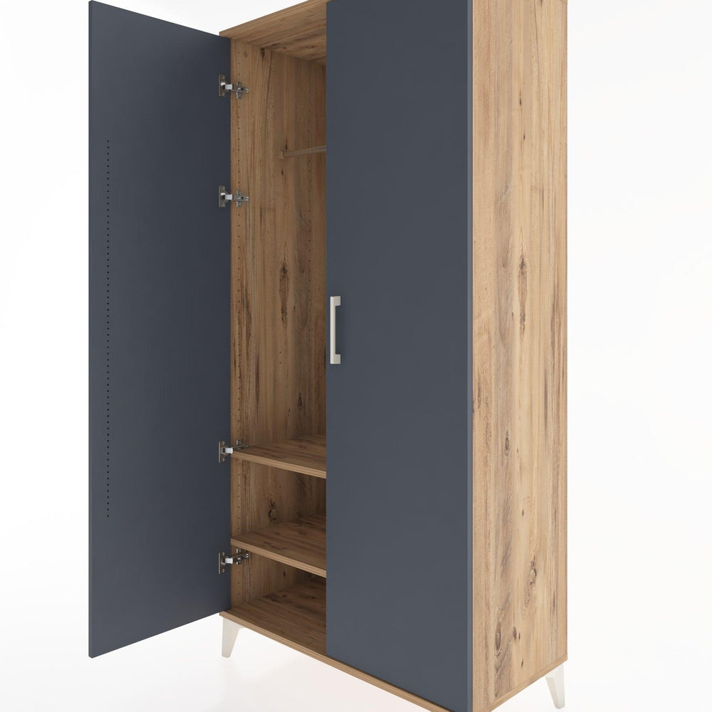 Woodntry Modular Cabinet Pine 88x44x170 cm with Cover K31-3
