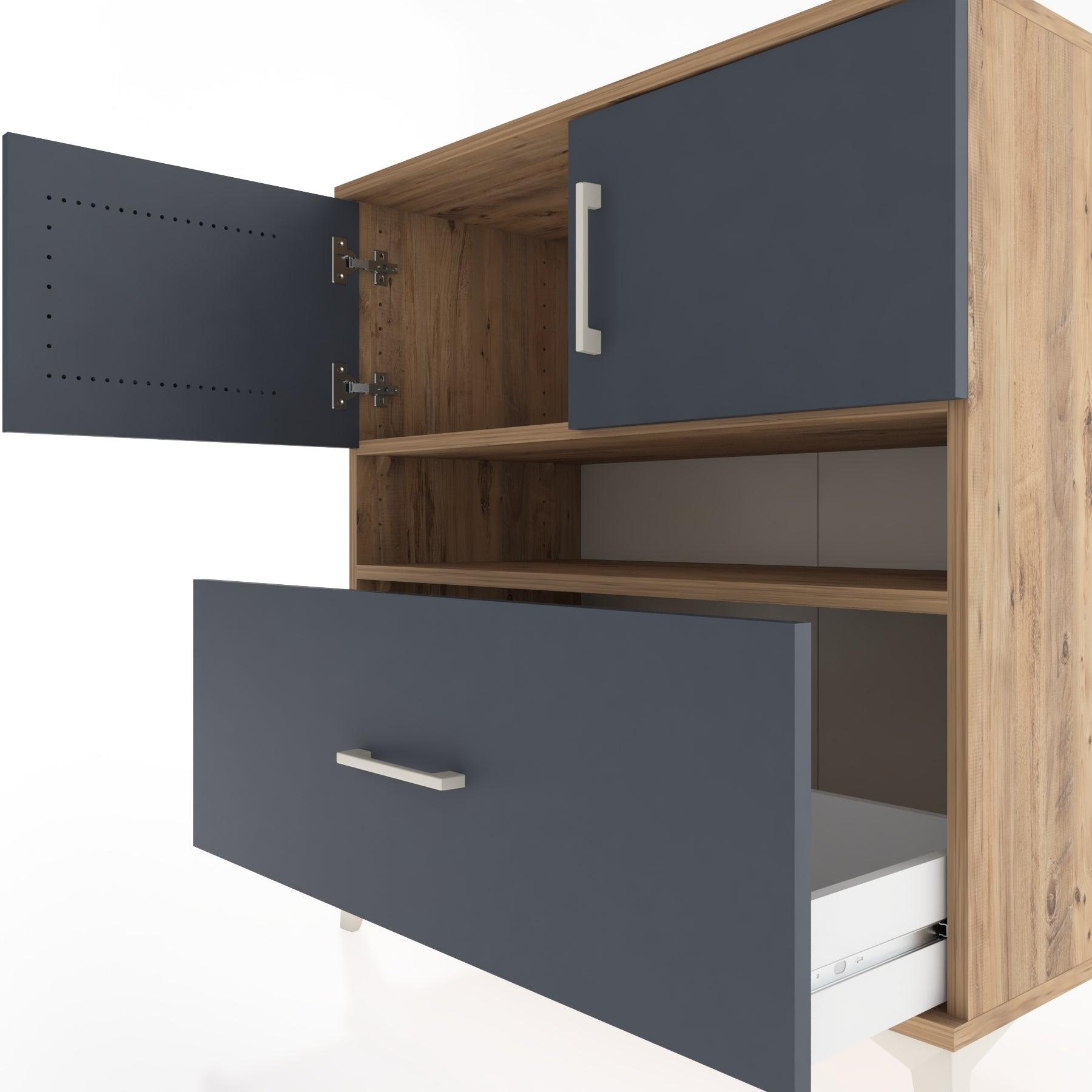Woodntry Modular Dresser Pine 88x44x84 cm Functional F112-3