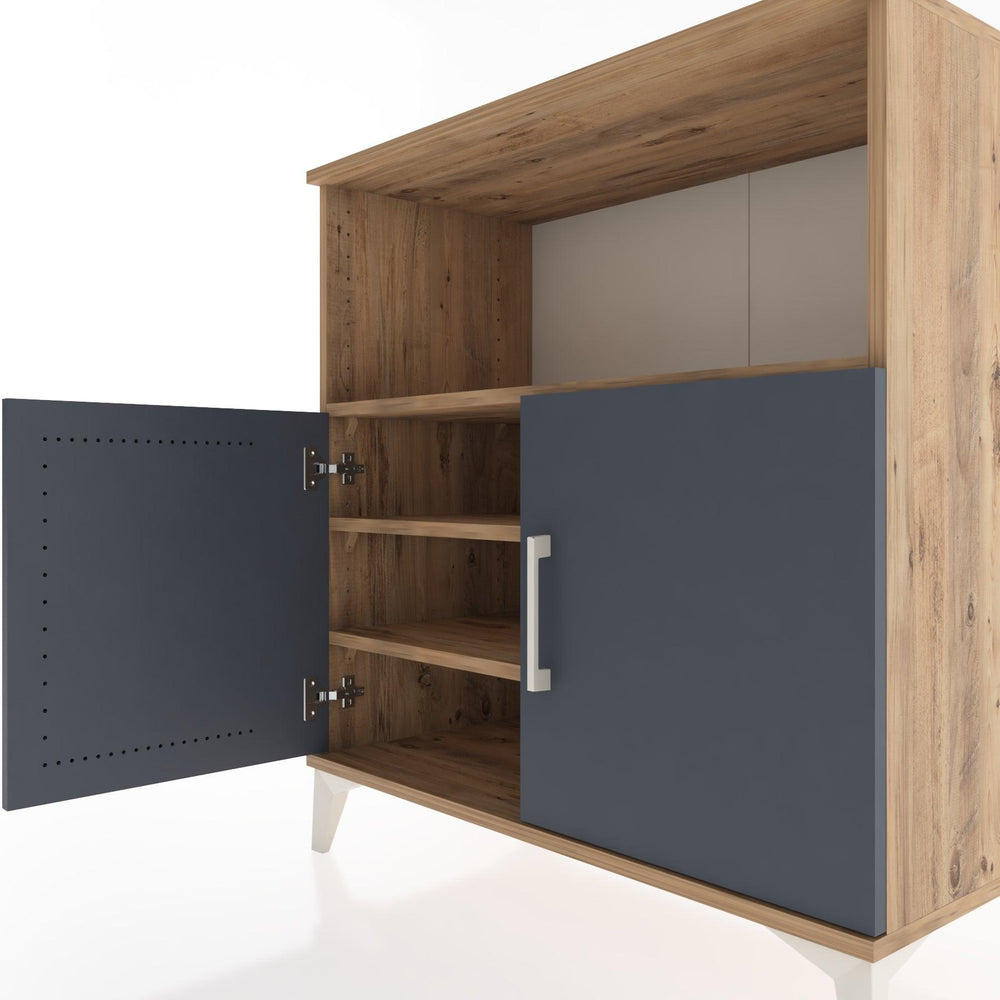 Woodntry Modular Dresser Pine 88x44x84 cm with Cover and Shelf KR40-3