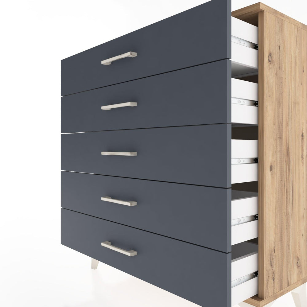 Woodntry Modular Dresser Pine 88x30x84 cm Drawer C1-3