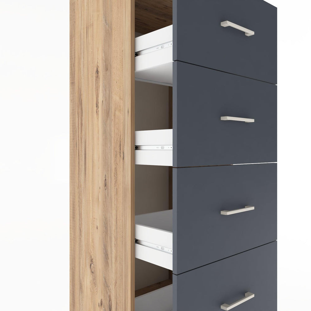 Woodntry Modular Cabinet Pine 60x44x170 cm with Drawers and Shelves CR52-3