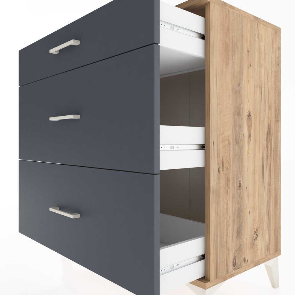 Woodntry Modular Dresser Pine 88x44x84 cm Drawer C5-3