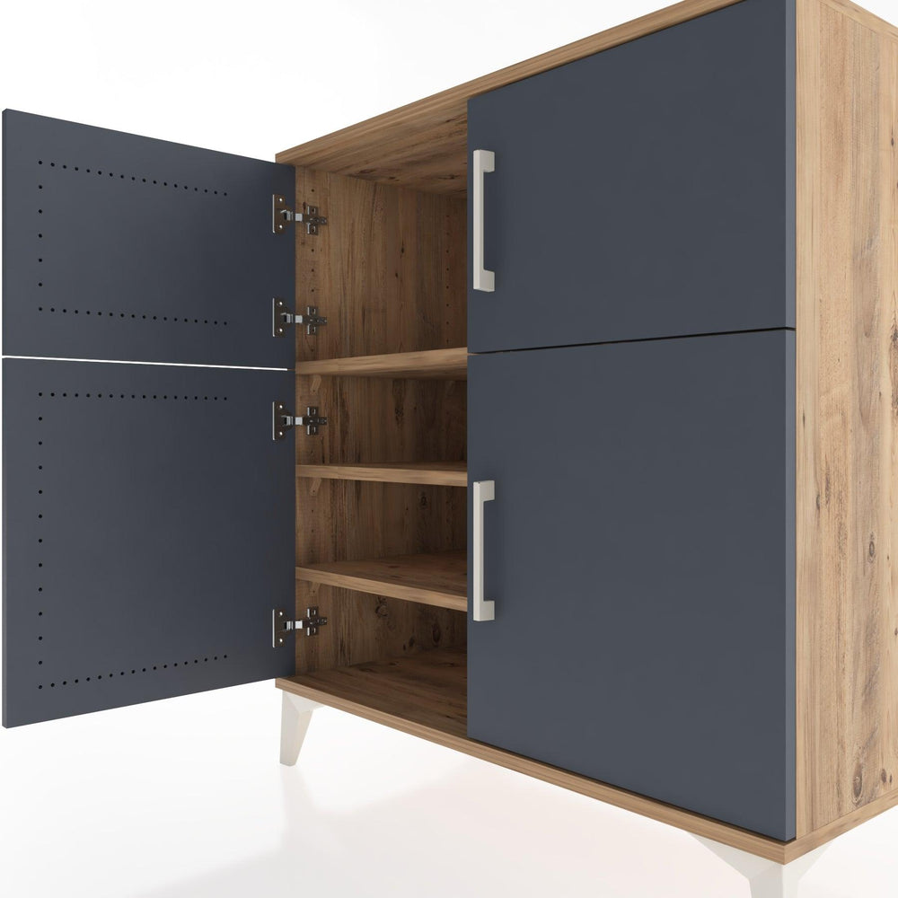 Woodntry Modüler Şifonyer Çam 88x44x84 cm Kapaklı K54-3