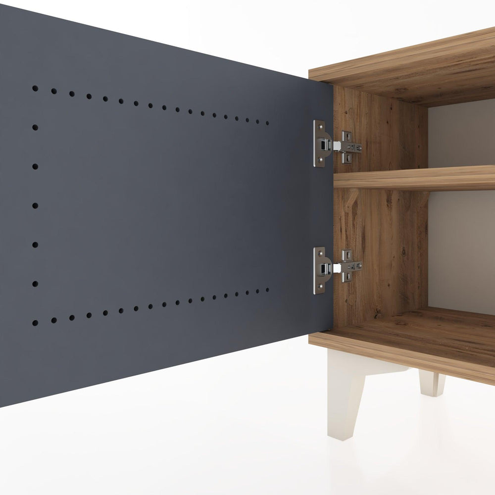 Woodntry Modüler Komodin Tek Kapaklı 44x30x36 cm Çam - Woodntry