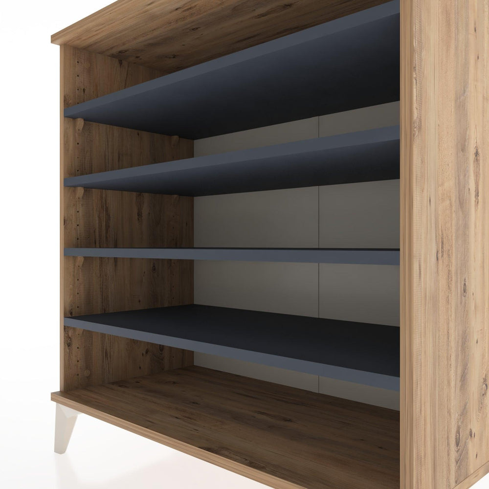 Woodntry Modular Dresser Pine 88x44x84 cm with Shelf R121-3