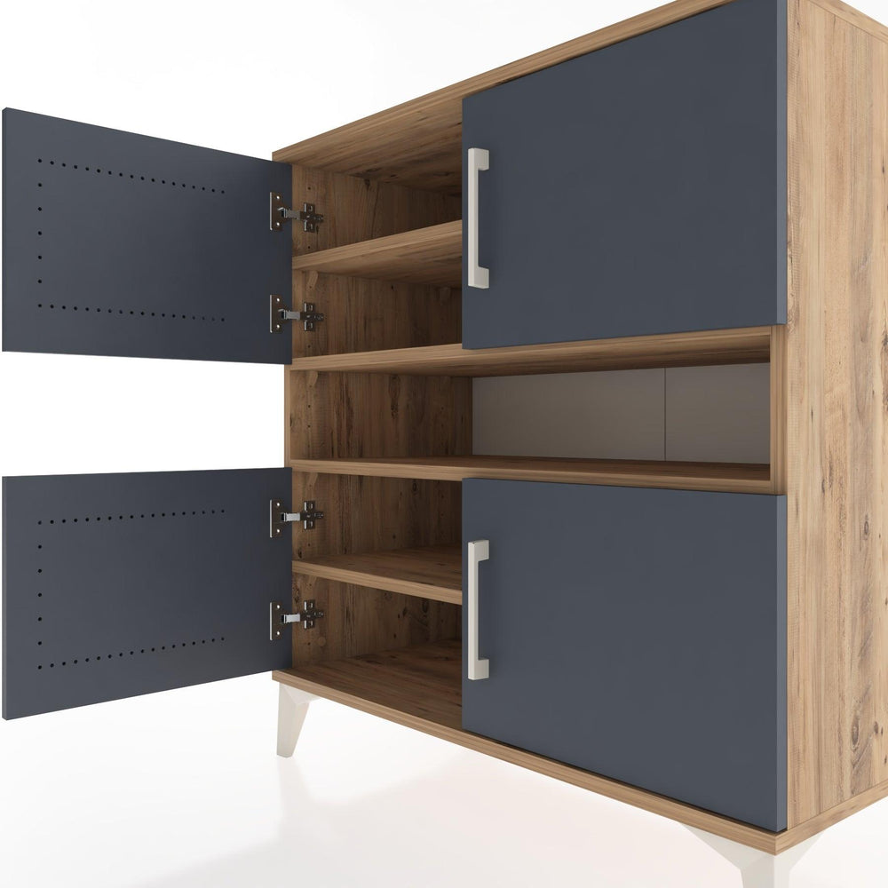 Woodntry Modular Dresser Pine 88x44x84 cm with Cover and Drawer KC102-3