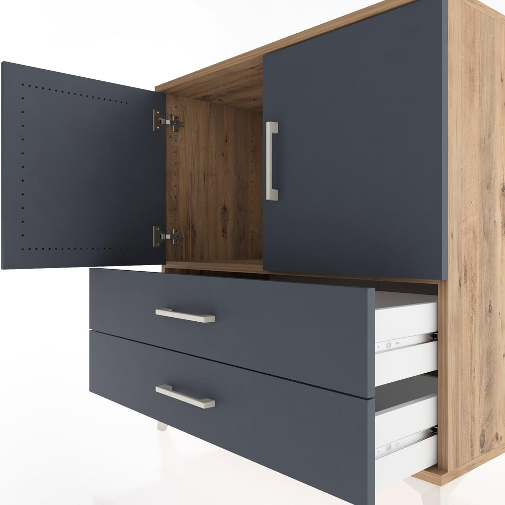 Woodntry Modular Dresser Pine 88x44x84 cm with Cover and Drawer KC24-3