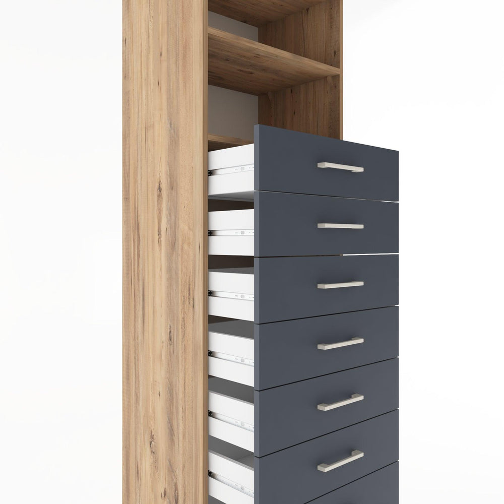 Woodntry Modular Cabinet Pine 60x44x170 cm with Drawers and Shelves CR33-3