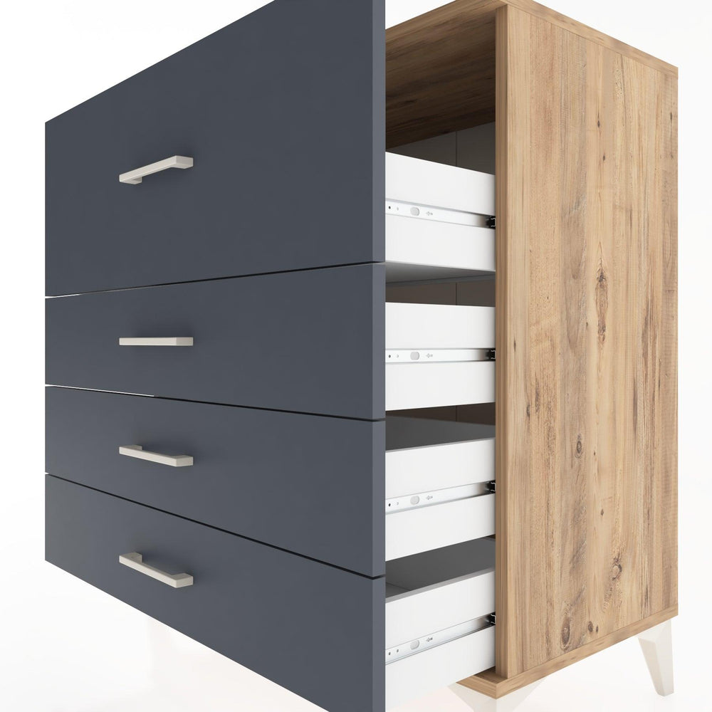 Woodntry Modüler Şifonyer Çam 88x44x84 cm Çekmeceli C7-3