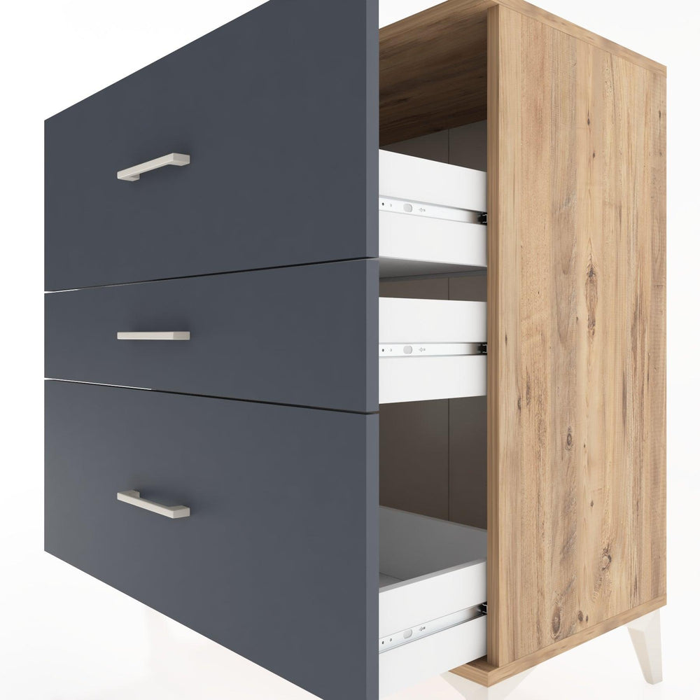 Woodntry Modular Dresser Pine 88x44x84 cm Drawer C1-3