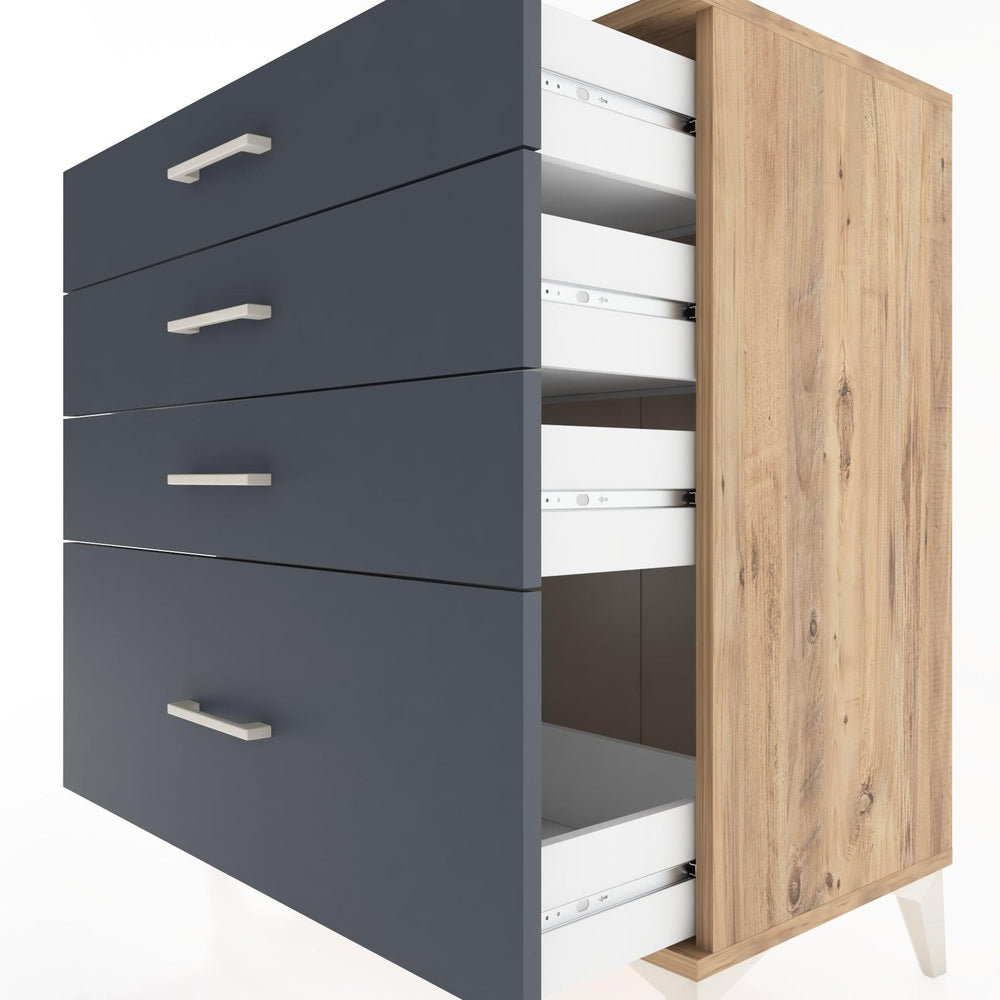 Woodntry Modular Dresser Pine 88x44x84 cm Drawer C8-3