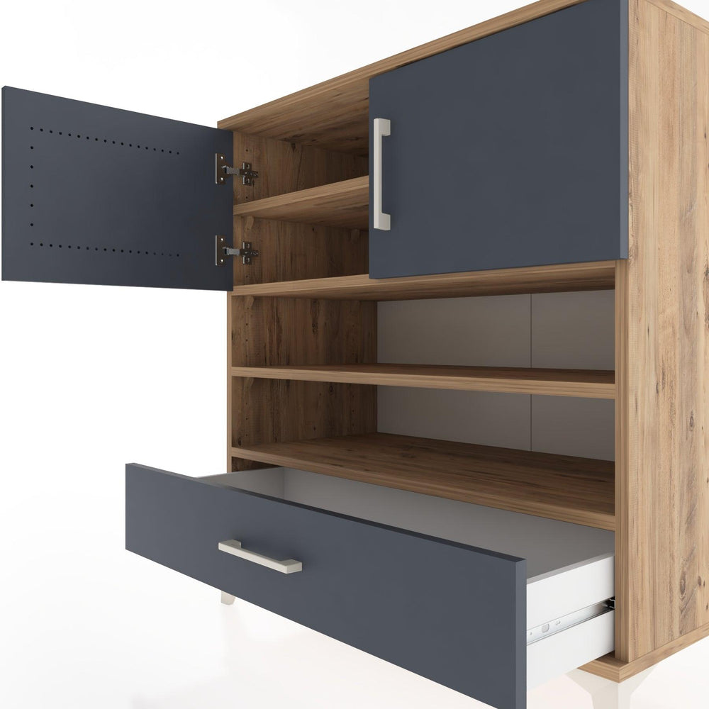 Woodntry Modüler Şifonyer Çam 88x44x84 cm Fonksiyonel F93-3