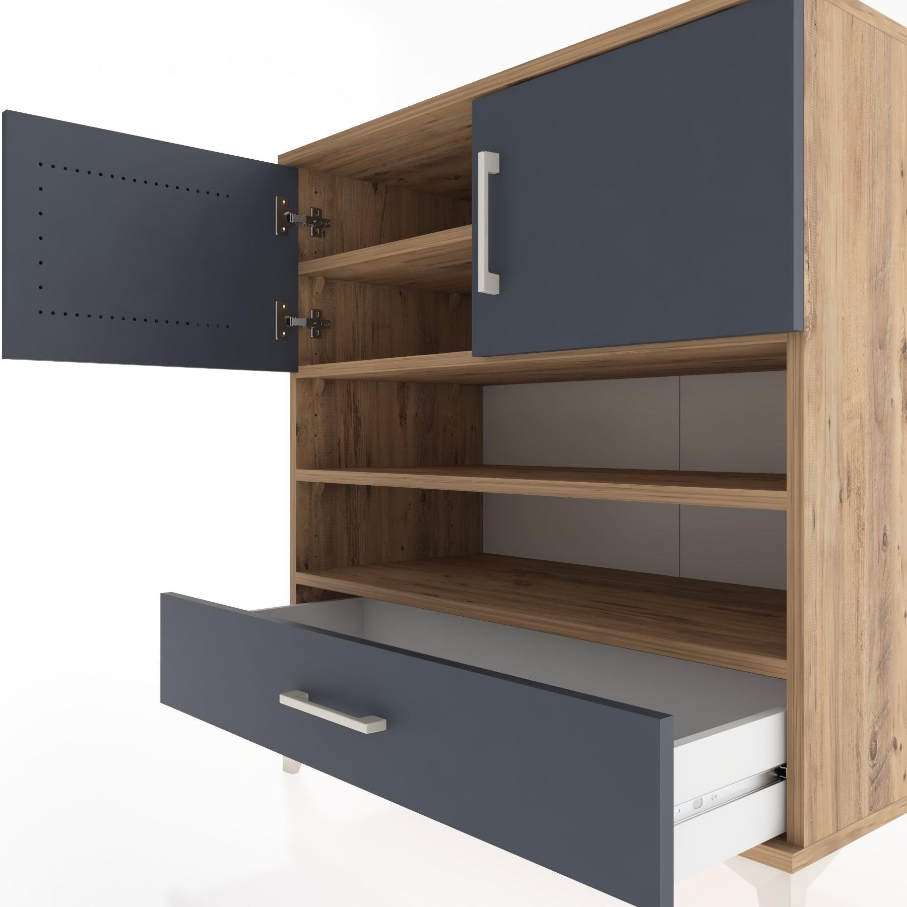 Woodntry Modular Dresser Pine 88x44x84 cm Functional F93-3