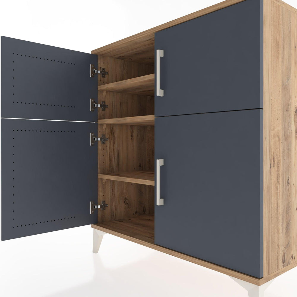 Woodntry Modüler Şifonyer Çam 88x44x84 cm Kapaklı K53-3