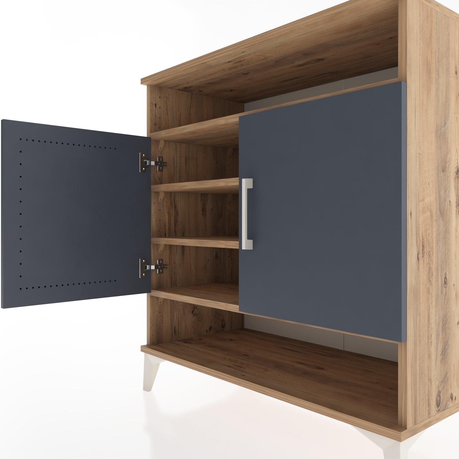 Woodntry Modular Dresser Pine 88x44x84 cm with Cover and Shelf KR67-3