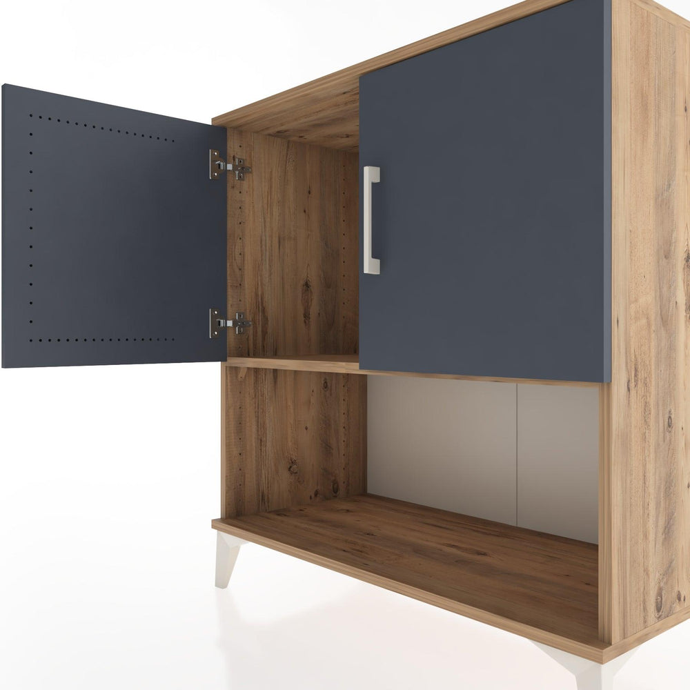 Woodntry Modular Dresser Pine 88x44x84 cm with Cover and Shelf KR45-3