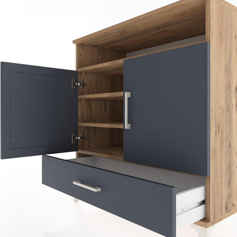 Woodntry Modüler Şifonyer Çam 88x44x84 cm Fonksiyonel F61-3